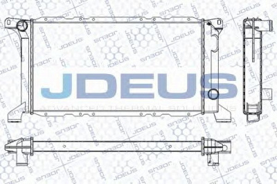 JDEUS ra0120810 -  Радиатор, охлаждение двигателя
