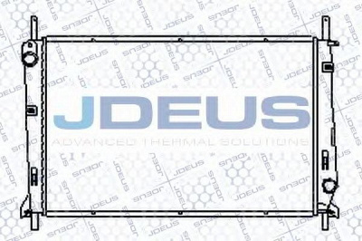 JDEUS ra0120870 -  Радиатор, охлаждение двигателя