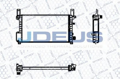 JDEUS ra0120950 -  Радиатор, охлаждение двигателя
