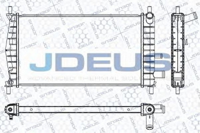 JDEUS ra0120961 -  Радиатор, охлаждение двигателя
