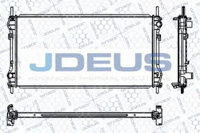 JDEUS ra0121020 -  Радиатор, охлаждение двигателя