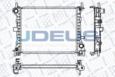 JDEUS ra0121040 -  Радиатор, охлаждение двигателя