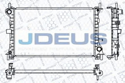 JDEUS ra0121050 -  Радиатор, охлаждение двигателя