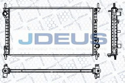 JDEUS ra0121100 -  Радиатор, охлаждение двигателя