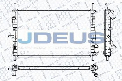 JDEUS ra0121120 -  Радиатор, охлаждение двигателя