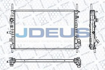 JDEUS ra0121130 -  Радиатор, охлаждение двигателя