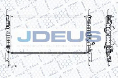 JDEUS ra0121170 -  Радиатор, охлаждение двигателя