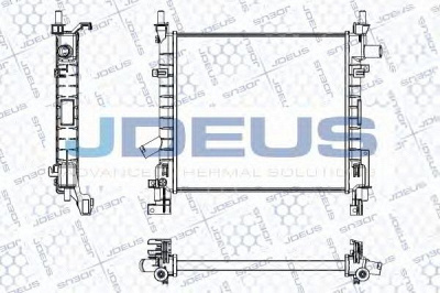 JDEUS ra0121190 -  Радиатор, охлаждение двигателя