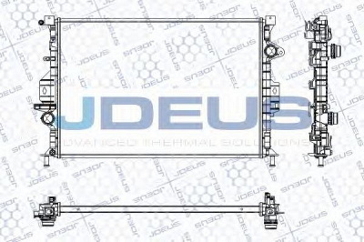 JDEUS ra0121200 -  Радиатор, охлаждение двигателя
