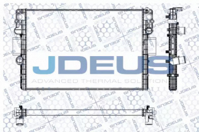 JDEUS ra0140041 -  Радиатор, охлаждение двигателя