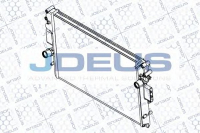 JDEUS ra0140060 -  Радиатор, охлаждение двигателя