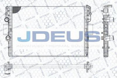 JDEUS ra0140070 -  Радиатор, охлаждение двигателя