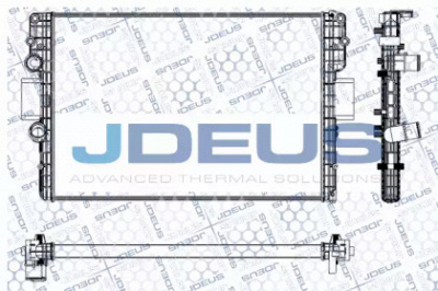 JDEUS ra0140071 -  Радиатор, охлаждение двигателя