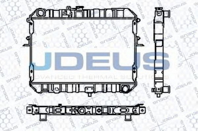 JDEUS ra0160110 -  Радиатор, охлаждение двигателя