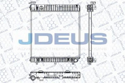 JDEUS ra0170031 -  Радиатор, охлаждение двигателя