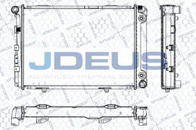 JDEUS ra0170090 -  Радиатор, охлаждение двигателя