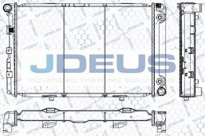 JDEUS ra0170170 -  Радиатор, охлаждение двигателя