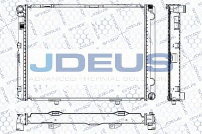 JDEUS ra0170220 -  Радиатор, охлаждение двигателя