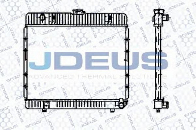 JDEUS ra0170270 -  Радиатор, охлаждение двигателя