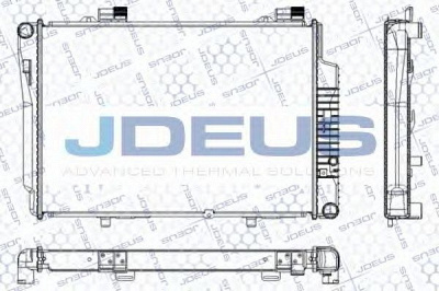 JDEUS ra0170360 -  Радиатор, охлаждение двигателя