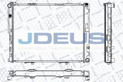 JDEUS ra0170420 -  Радиатор, охлаждение двигателя