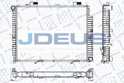 JDEUS ra0170620 -  Радиатор, охлаждение двигателя