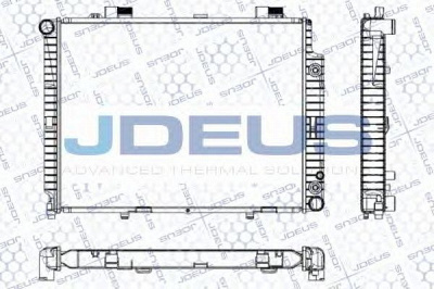 JDEUS ra0170650 -  Радиатор, охлаждение двигателя