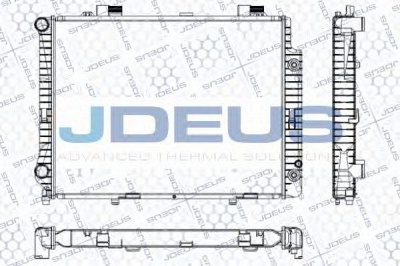 JDEUS ra0170670 -  Радиатор, охлаждение двигателя
