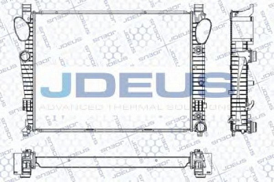 JDEUS ra0170690 -  Радиатор, охлаждение двигателя