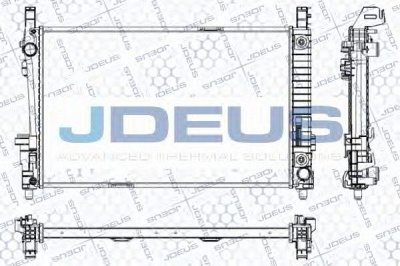 JDEUS ra0170760 -  Радиатор, охлаждение двигателя