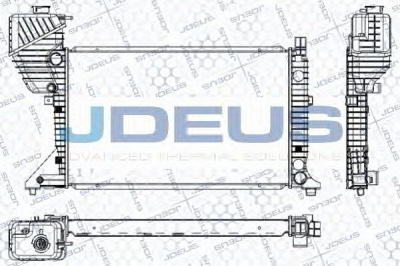 JDEUS ra0170840 -  Радиатор, охлаждение двигателя