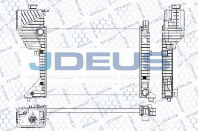 JDEUS ra0170880 -  Радиатор, охлаждение двигателя