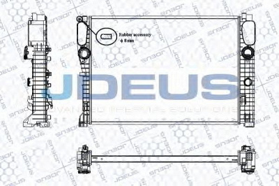 JDEUS ra0170980 -  Радиатор, охлаждение двигателя