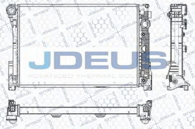 JDEUS ra0171010 -  Радиатор, охлаждение двигателя