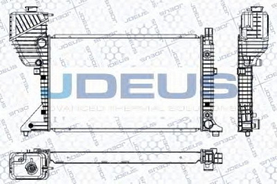 JDEUS ra0171020 -  Радиатор, охлаждение двигателя