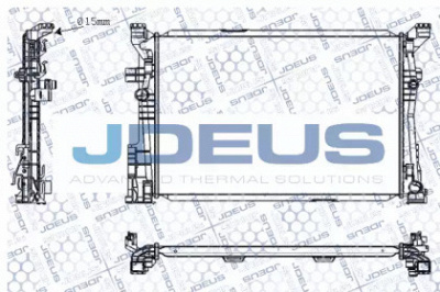 JDEUS ra0171030 -  Радиатор, охлаждение двигателя