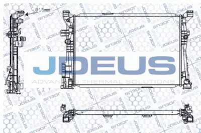 JDEUS ra0171040 -  Радиатор, охлаждение двигателя