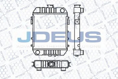 JDEUS ra0200010 -  Радиатор, охлаждение двигателя