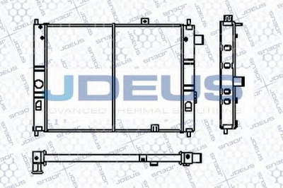 JDEUS ra0200140 -  Радиатор, охлаждение двигателя