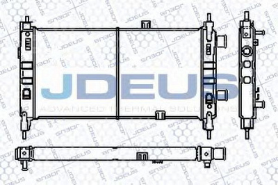 JDEUS ra0200390 -  Радиатор, охлаждение двигателя