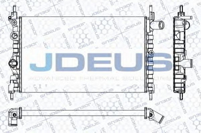 JDEUS ra0200411 -  Радиатор, охлаждение двигателя
