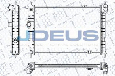 JDEUS ra0200440 -  Радиатор, охлаждение двигателя