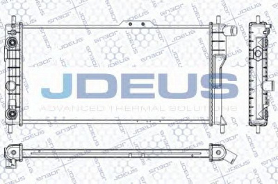JDEUS ra0200501 -  Радиатор, охлаждение двигателя