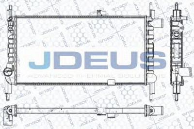 JDEUS ra0200541 -  Радиатор, охлаждение двигателя