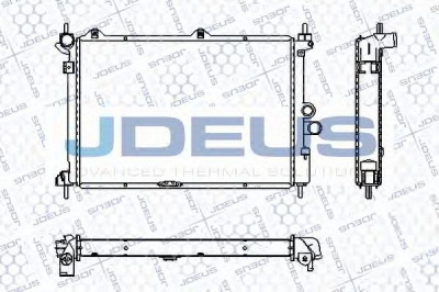JDEUS ra0200620 -  Радиатор, охлаждение двигателя