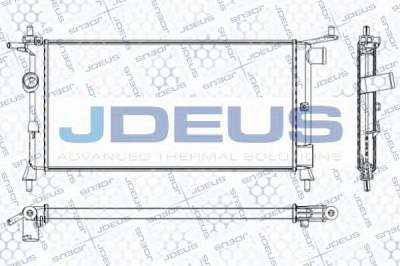 JDEUS ra0200660 -  Радиатор, охлаждение двигателя
