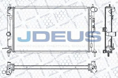 JDEUS ra0200681 -  Радиатор, охлаждение двигателя