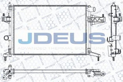 JDEUS ra0200710 -  Радиатор, охлаждение двигателя