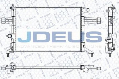 JDEUS ra0200760 -  Радиатор, охлаждение двигателя
