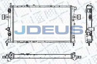 JDEUS ra0200830 -  Радиатор, охлаждение двигателя